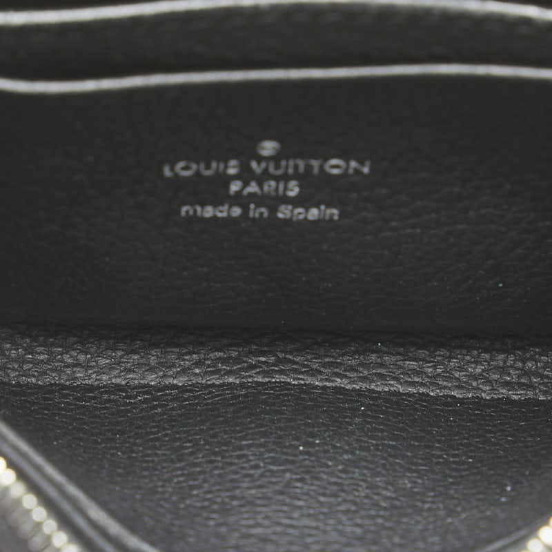 ルイ ヴィトン ジッピー コインパース ロックミー コインケース 小銭入れ M80099 ノワール ブラック レザー レディース LOUIS VUITTON 【中古】