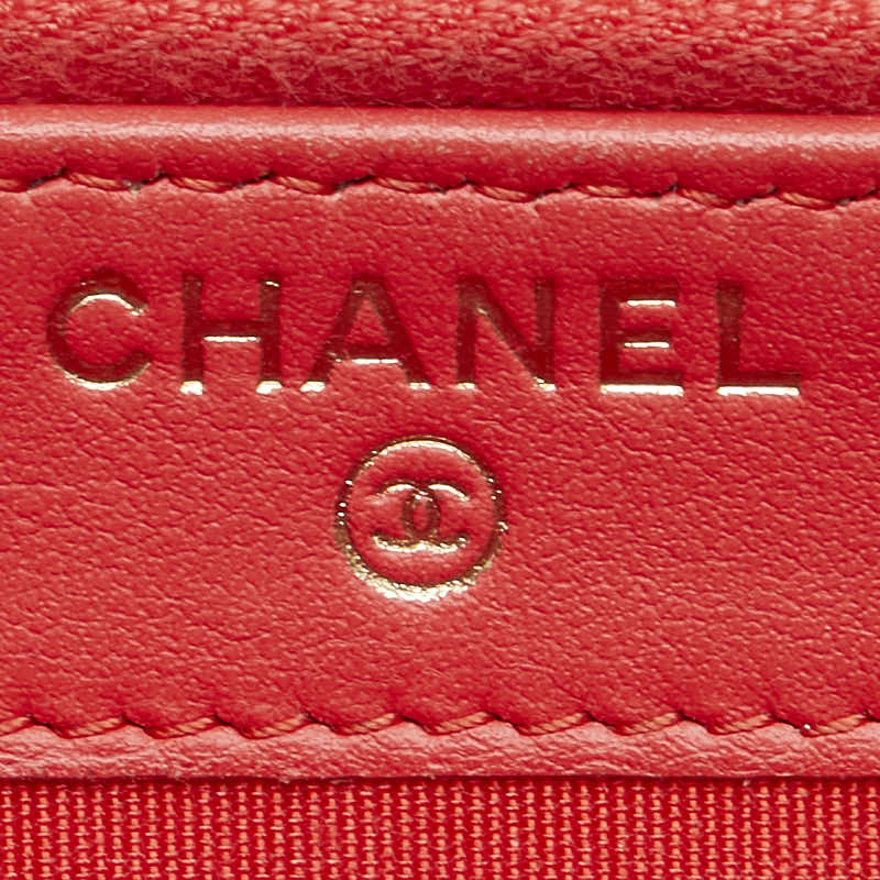 シャネル ココマーク トリコロール ショルダーバッグ ネイビー ホワイト キャビアスキン レディース CHANEL 【中古】