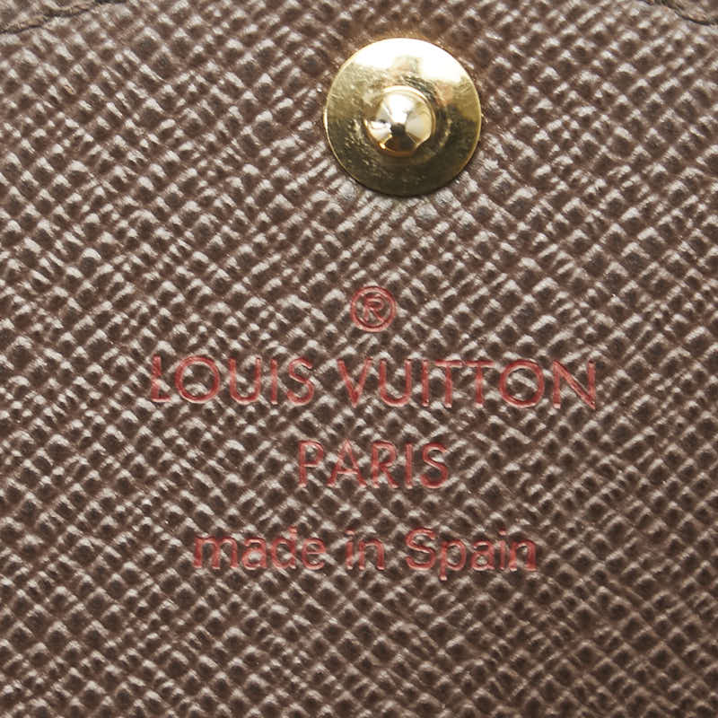 ルイ ヴィトン ダミエ ポルトフォイユ サラ 長財布 N63209 ブラウン PVC レザー レディース LOUIS VUITTON 【中古】