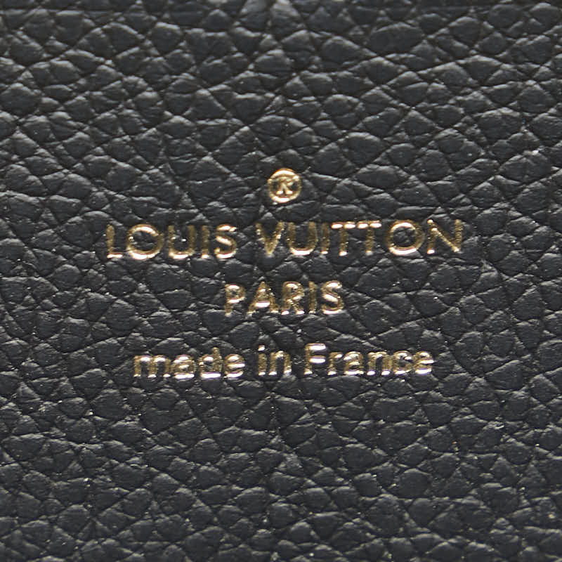 ルイ ヴィトン モノグラム アンプラント ポルトフォイユ クレマンス 長財布 M60171 ノワール ブラック レザー レディース LOUIS VUITTON 【中古】