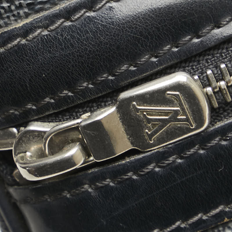ルイ ヴィトン ダミエ グラフィット トマス 斜め掛け ショルダーバッグ N58028 ブラック PVC レザー レディース LOUIS VUITTON 【中古】