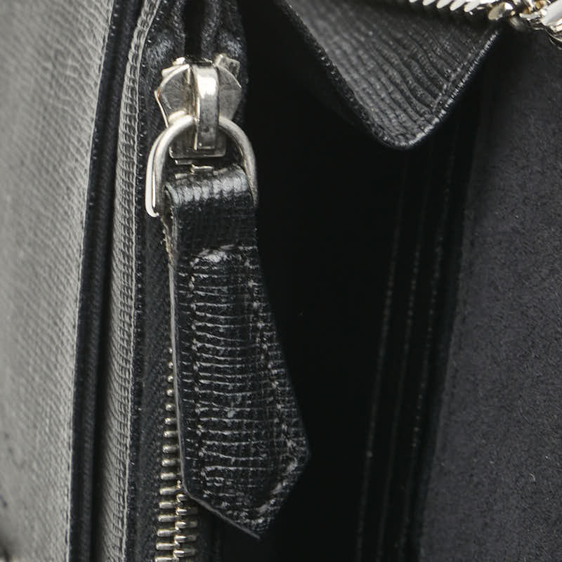 フェンディ カーリト スタッズ ショルダーバッグ ブラック レザー レディース FENDI 【中古】