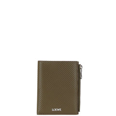 ロエベ スリム コンパクトウォレット 二つ折り財布 C779W73X01 カーキグリーン クラシックカーフ メンズ LOEWE 【中古】