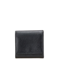 プラダ コインケース 小銭入れ 2M1287 ブラック サフィアーノ レザー メンズ PRADA 【中古】