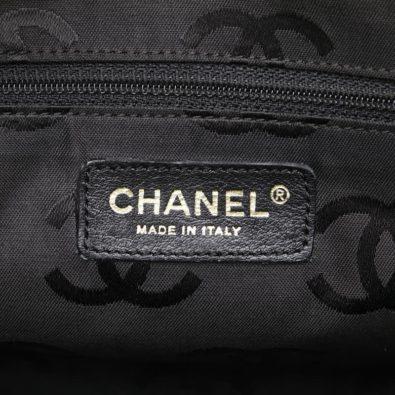 シャネル マトラッセ ワイルドステッチ ココマーク ハンドバッグ トートバッグ ブラック レザー レディース CHANEL 【中古】