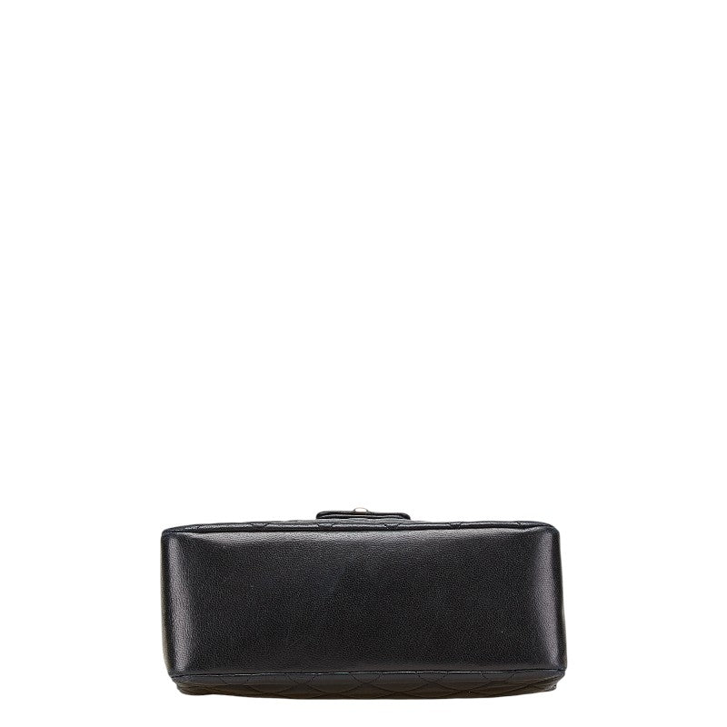 シャネル マトラッセ ココマーク ハンドバッグ ブラック ラムスキン レディース CHANEL 【中古】