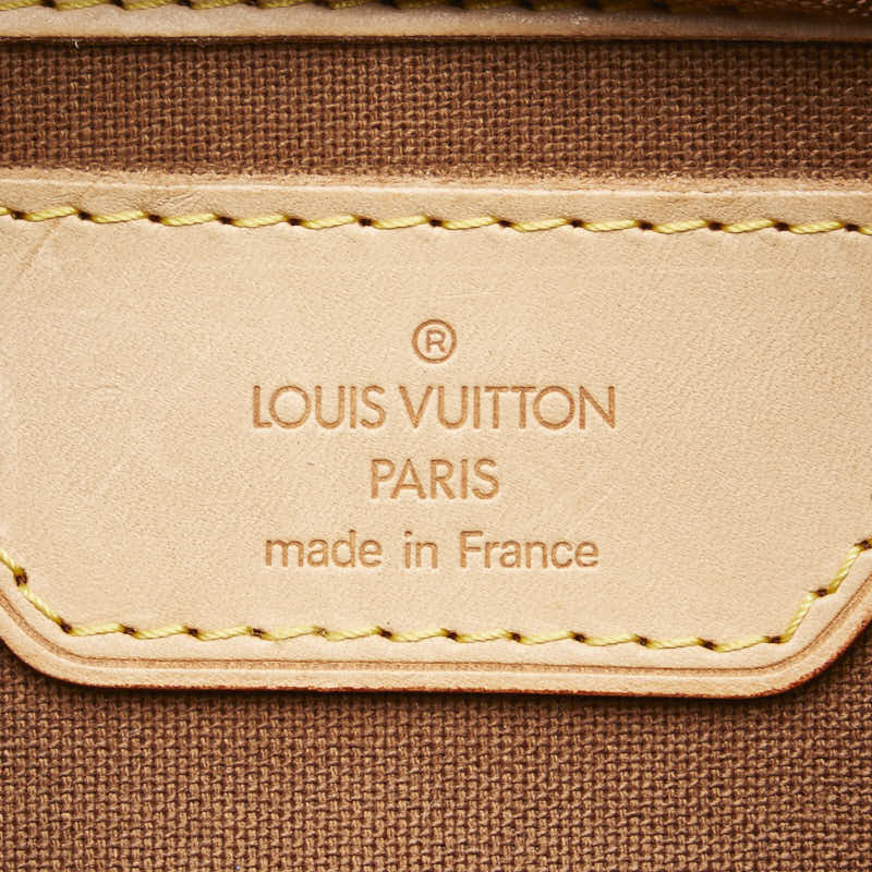 ルイ ヴィトン モノグラム キャリーオール ボストンバッグ トラベルバッグ M40074 ブラウン PVC レザー レディース LOUIS VUITTON 【中古】