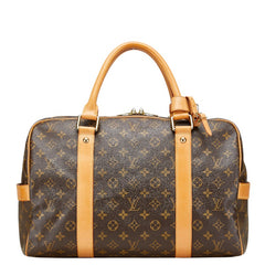 ルイ ヴィトン モノグラム キャリーオール ボストンバッグ トラベルバッグ M40074 ブラウン PVC レザー レディース LOUIS VUITTON 【中古】