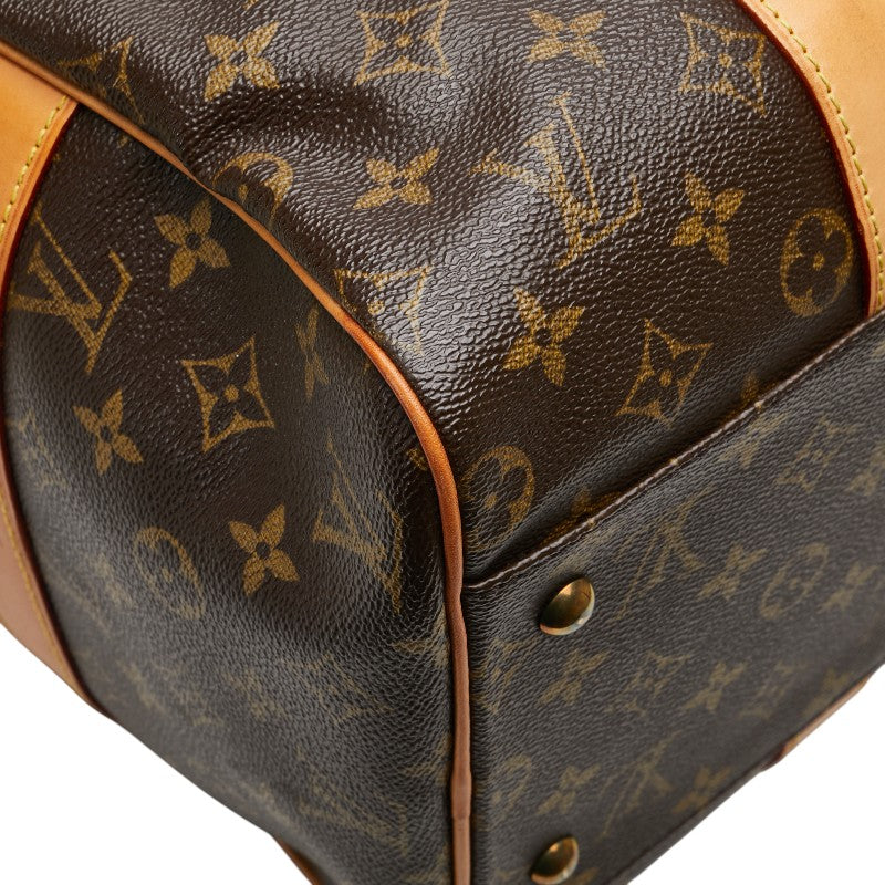 ルイ ヴィトン モノグラム キャリーオール ボストンバッグ トラベルバッグ M40074 ブラウン PVC レザー レディース LOUIS VUITTON 【中古】