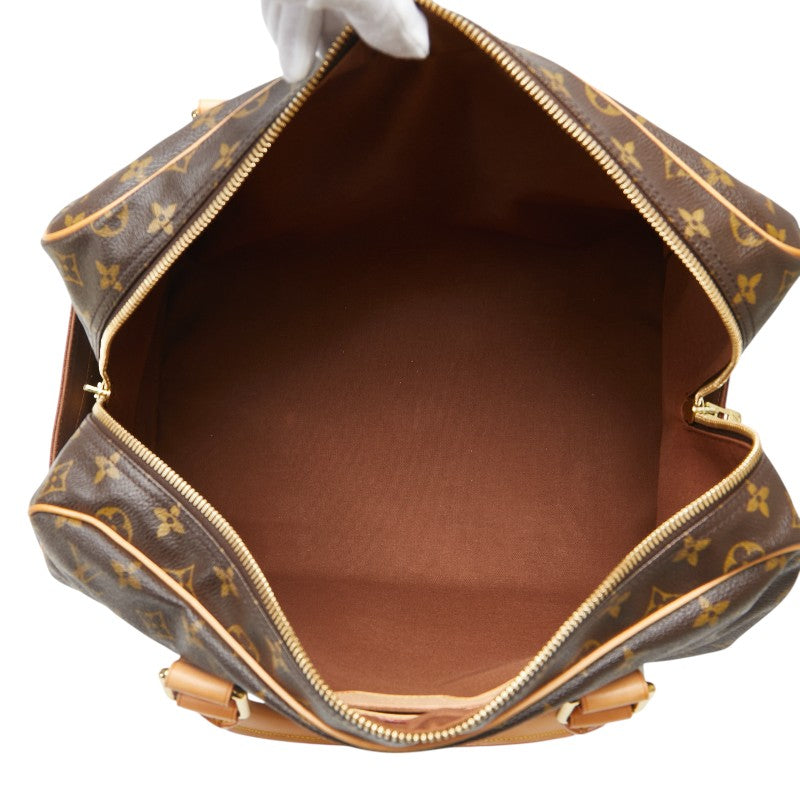 ルイ ヴィトン モノグラム キャリーオール ボストンバッグ トラベルバッグ M40074 ブラウン PVC レザー レディース LOUIS VUITTON 【中古】
