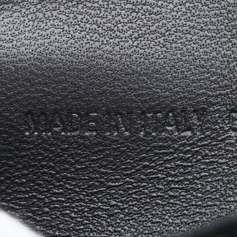 バレンシアガ Bロゴ 三つ折り財布 580037 ブラック レザー メンズ BALENCIAGA 【中古】