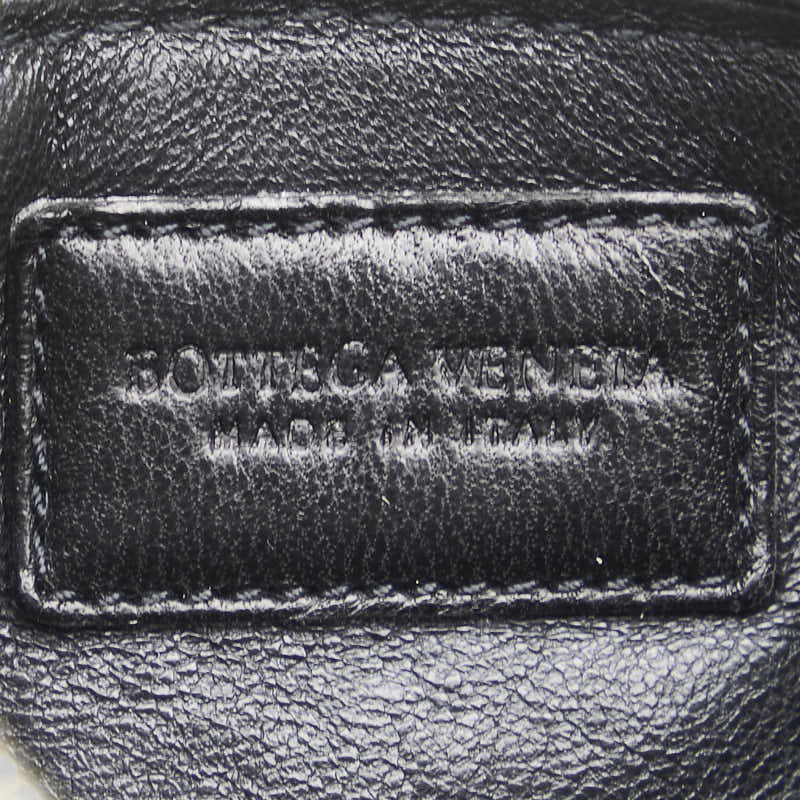 ボッテガヴェネタ イントレチャート コインケース ブラック レザー メンズ BOTTEGAVENETA 【中古】