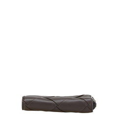 ボッテガヴェネタ マキシイントレチャート コインケース ブラウン レザー メンズ BOTTEGAVENETA 【中古】