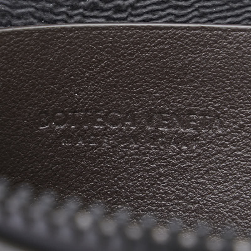 ボッテガヴェネタ マキシイントレチャート コインケース ブラウン レザー メンズ BOTTEGAVENETA 【中古】