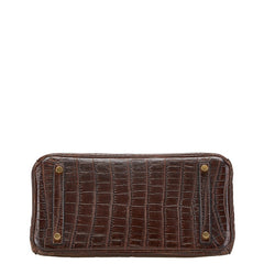 エルメス バーキン30 ハンドバッグ ブラウン ニロティカスマット レディース HERMES 【中古】