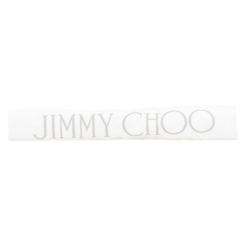 ジミーチュウ リュック ナップサック ベージュ ブラック キャンバス レザー レディース JIMMY CHOO 【中古】