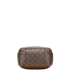 ルイ ヴィトン モノグラム エクスキュルシオン ハンドバッグ シューズバッグ M41450 ブラウン PVC レザー レディース LOUIS VUITTON 【中古】