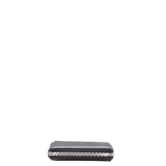 ベルルッティ シグネチャー イタウバ ラウンドファスナー 長財布 ブラック ブラウン PVC レザー メンズ Berluti 【中古】