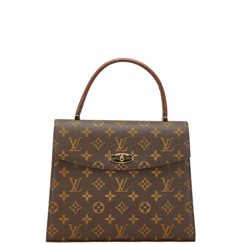 ルイ ヴィトン モノグラム マルゼルブ ハンドバッグ M51379 ブラウン PVC レザー レディース LOUIS VUITTON 【中古】