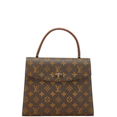 ルイ ヴィトン モノグラム マルゼルブ ハンドバッグ M51379 ブラウン PVC レザー レディース LOUIS VUITTON 【中古】