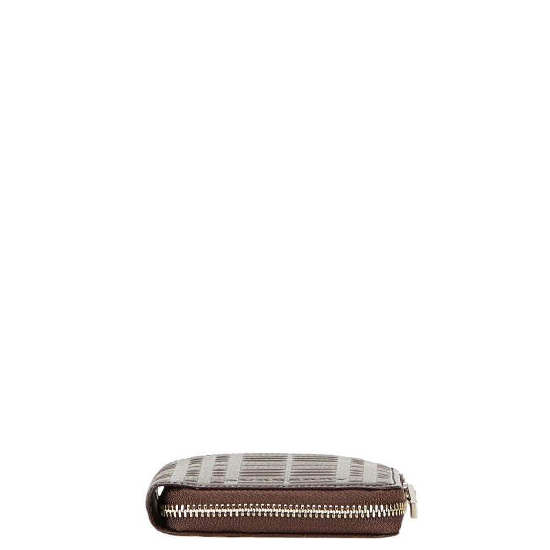 バーバリー チェック 二つ折り財布 キーケース ブラウン レザー レディース BURBERRY 【中古】