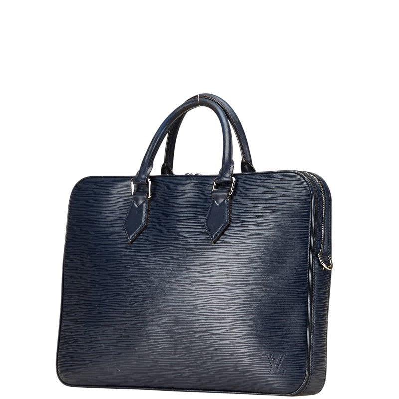 ルイ ヴィトン エピ ダンディ ブリーフケース ビジネスバッグ M51376 ブルーマリン レザー メンズ LOUIS VUITTON 【中古】