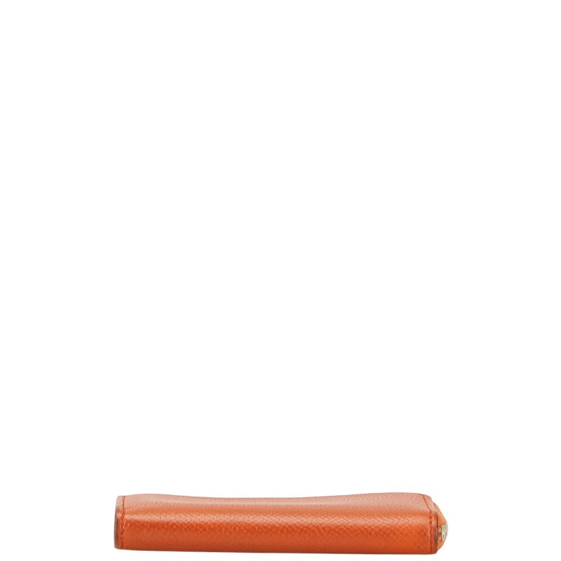エルメス リミックスID L字ファスナー コインケース コインパース オレンジ ヴォーエプソン レディース HERMES 【中古】