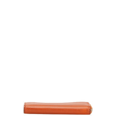 エルメス リミックスID L字ファスナー コインケース コインパース オレンジ ヴォーエプソン レディース HERMES 【中古】
