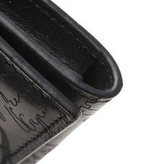 ベルルッティ カリグラフィ カードケース ブラック レザー メンズ Berluti 【中古】