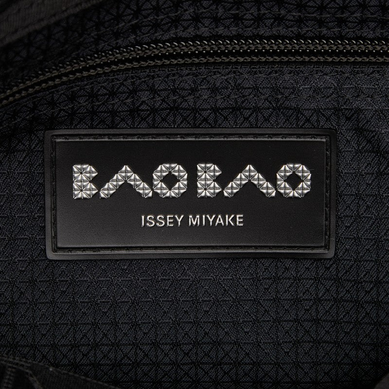 イッセイミヤケ BAOBAO バオバオ トートバッグ ハンドバッグ ブラック PVC レディース ISSEY MIYAKE 【中古】