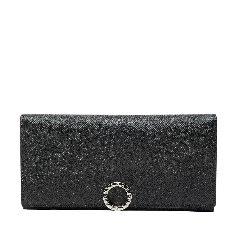 ブルガリ ブルガリブルガリ 長財布 ブラック レザー レディース BVLGARI 【中古】