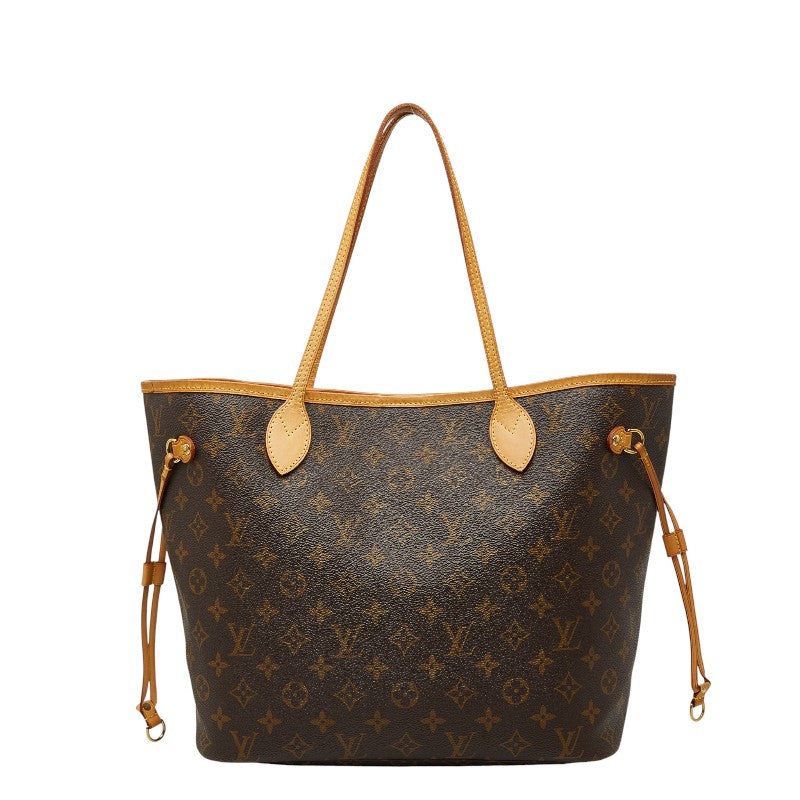 ルイ ヴィトン モノグラム ネヴァーフルMM ショルダーバッグ トートバッグ M40156 ブラウン PVC レザー レディース LOUIS VUITTON 【中古】