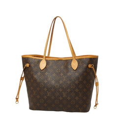 ルイ ヴィトン モノグラム ネヴァーフルMM ショルダーバッグ トートバッグ M40156 ブラウン PVC レザー レディース LOUIS VUITTON 【中古】