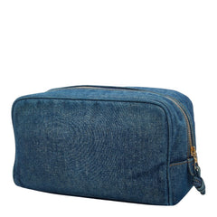 シャネル ココマーク ポーチ クラッチバッグ セカンドバッグ ブルー デニム レディース CHANEL 【中古】