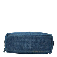 シャネル ココマーク ポーチ クラッチバッグ セカンドバッグ ブルー デニム レディース CHANEL 【中古】