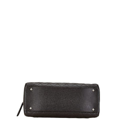 シャネル ココマーク ハンドバッグ ミニボストンバッグ ブラウン キャビアスキン レディース CHANEL 【中古】
