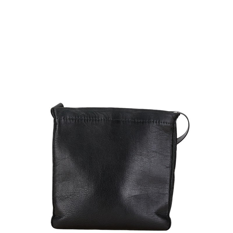 エルメス トゥドゥ 斜め掛け ショルダーバッグ ブラック レザー レディース HERMES 【中古】