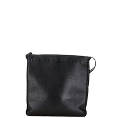 エルメス トゥドゥ 斜め掛け ショルダーバッグ ブラック レザー レディース HERMES 【中古】