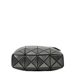 イッセイミヤケ バオバオ ルーセント ミニハンドバッグ グレー ブラック PVC レディース ISSEY MIYAKE 【中古】