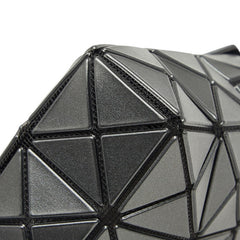 イッセイミヤケ バオバオ ルーセント ミニハンドバッグ グレー ブラック PVC レディース ISSEY MIYAKE 【中古】
