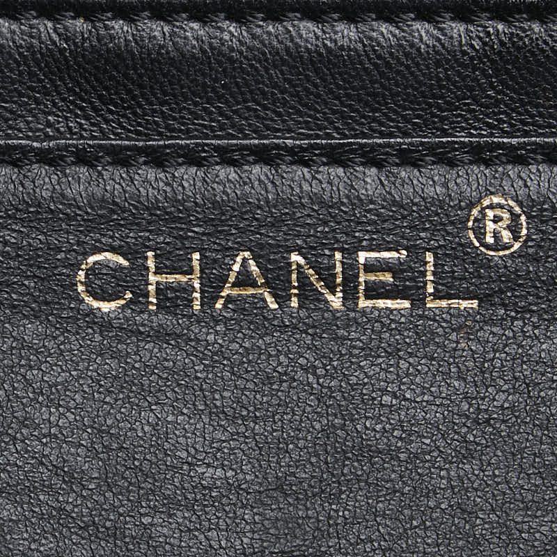 シャネル マトラッセ ココマーク ハンドバッグ ブラック キャビアスキン レディース CHANEL 【中古】