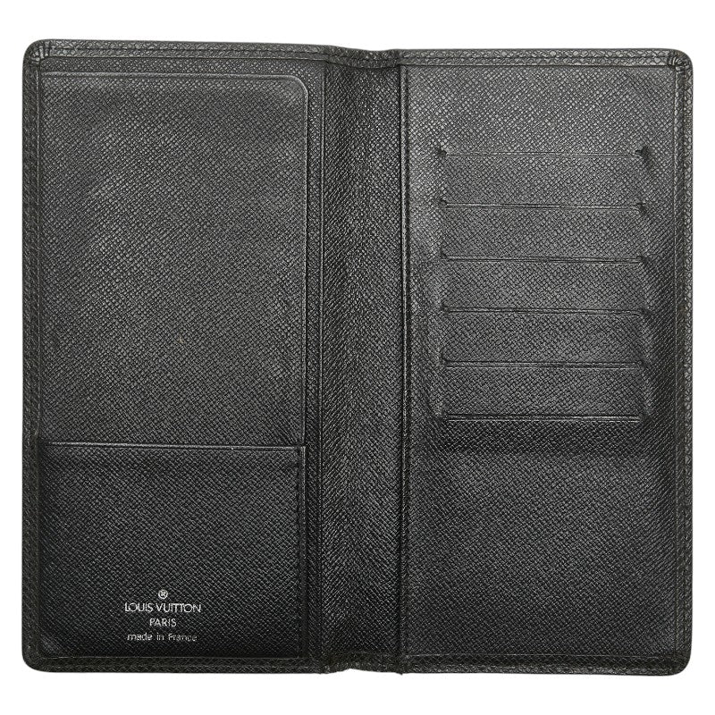 ルイ ヴィトン タイガ ポルトバルール カルトクレディ 二つ折り財布 M30392 ブラック レザー メンズ LOUIS VUITTON 【中古】