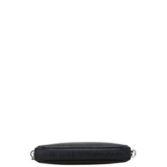 ロエベ アナグラムロゴ ゴヤ ショルダーバッグ ブラック PVC レディース LOEWE 【中古】