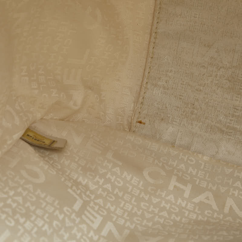 シャネル マシュマロ ココマーク トートバッグ ハンドバッグ A24224 ホワイト ピンク キャンバス レディース CHANEL 【中古】