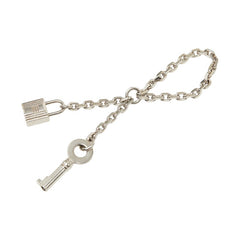 エルメス カデナ キー チェーン スカーフリング シルバー メタル レディース HERMES 【中古】