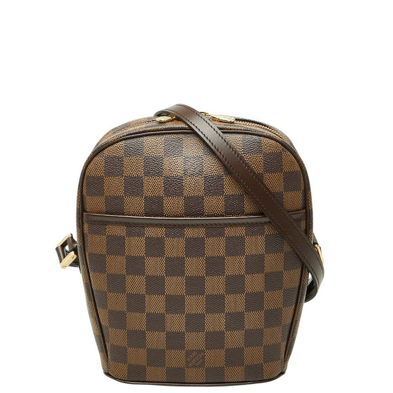 ルイ ヴィトン ダミエ イパネマPM 斜め掛け ショルダーバッグ N51294 ブラウン PVC レザー レディース LOUIS VUITTON 【中古】