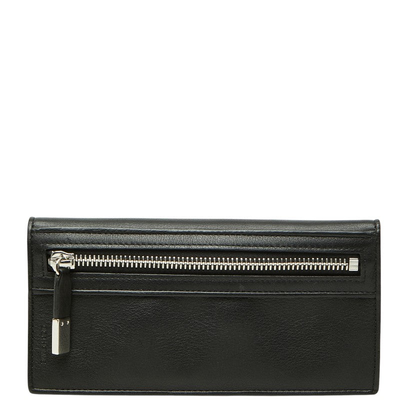 ディオール オム 長財布 二つ折り ブラック レザー メンズ DIOR HOMME 【中古】