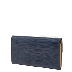 ルイ ヴィトン エピ ポルトフォイユ エミリー 長財布 M60854 アンディゴブルー レザー レディース LOUIS VUITTON 【中古】