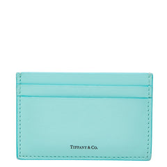 ティファニー カードケース パスケース ティファニーブルー レザー レディース TIFFANY&Co. 【中古】