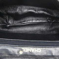 シャネル ココマーク マトラッセ チェーン ワンショルダーバッグ ブラック ラムスキン レディース CHANEL 【中古】